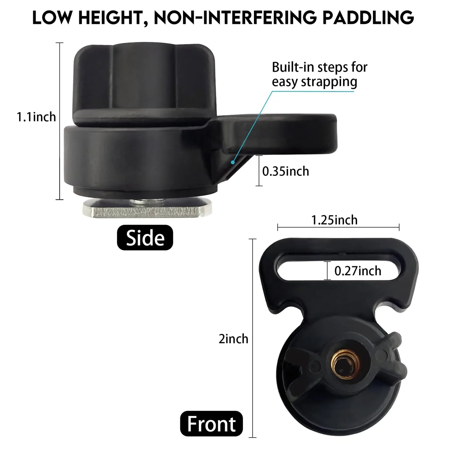 Kayak Track Mount Tie-Downs (2-Pack)