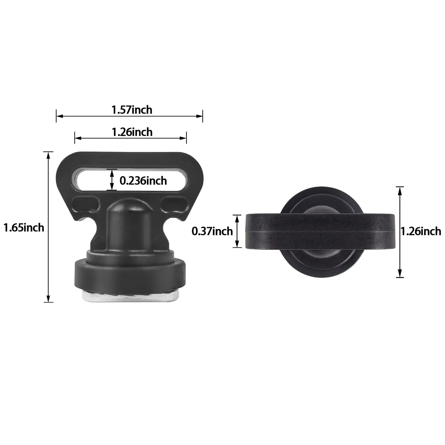 Kayak Track Mount Tie-Downs (2-Pack)