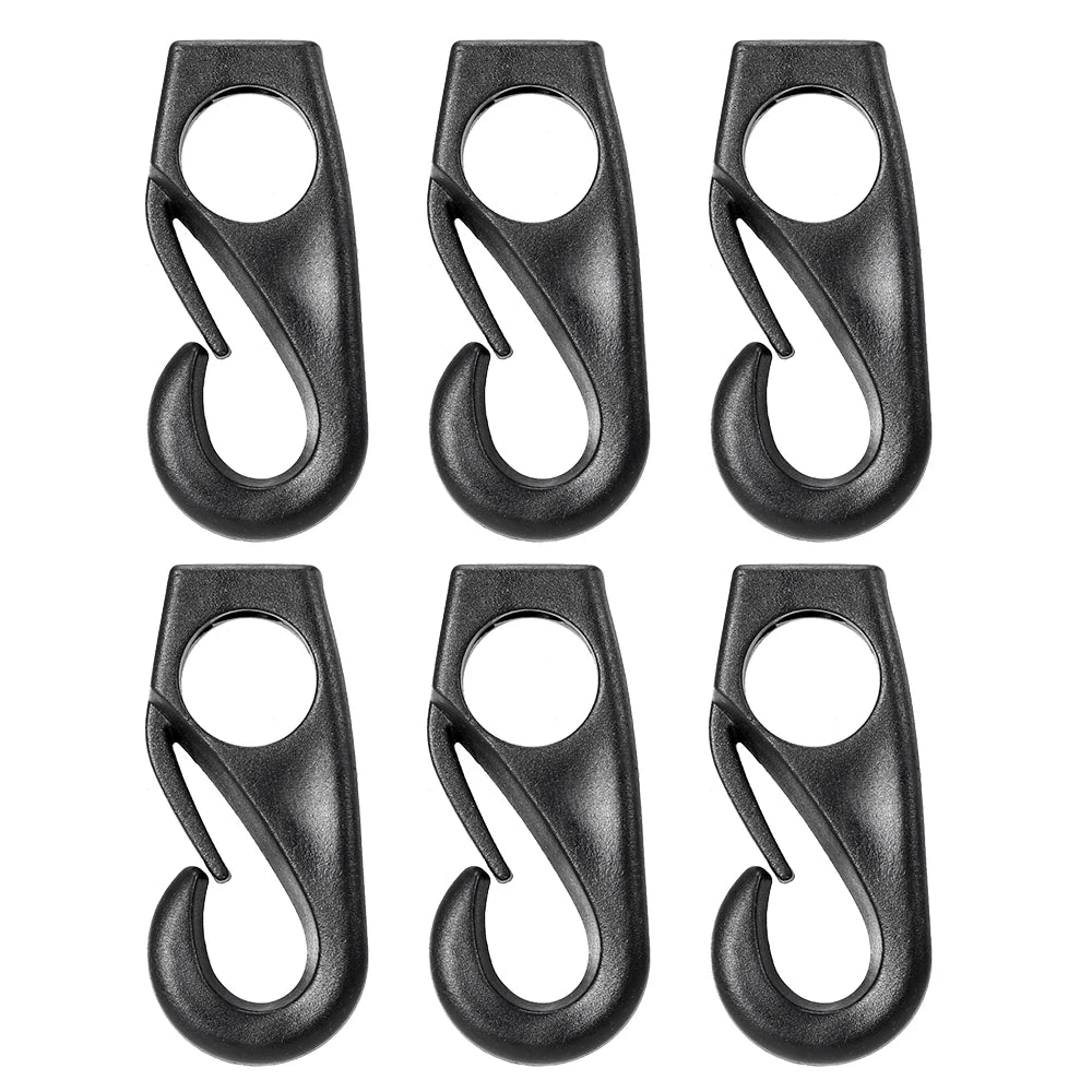 Nylon Bungee Cord Clip Hooks (6-Pack)